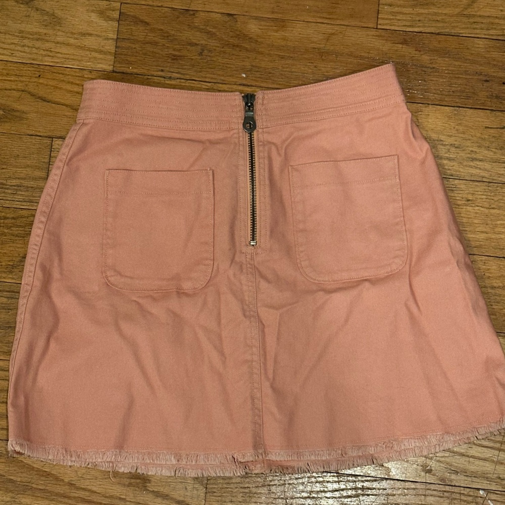 Madewell Pink A-Line Mini Skirt